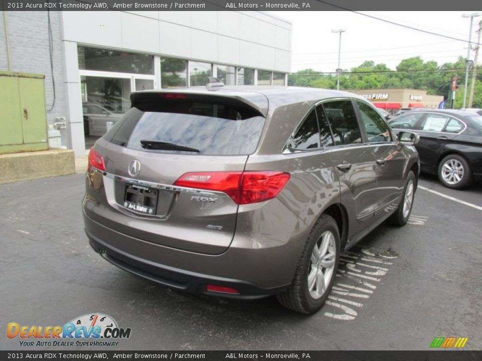 2013 Acura RDX Technology AWD Amber Brownstone / Parchment Photo #6