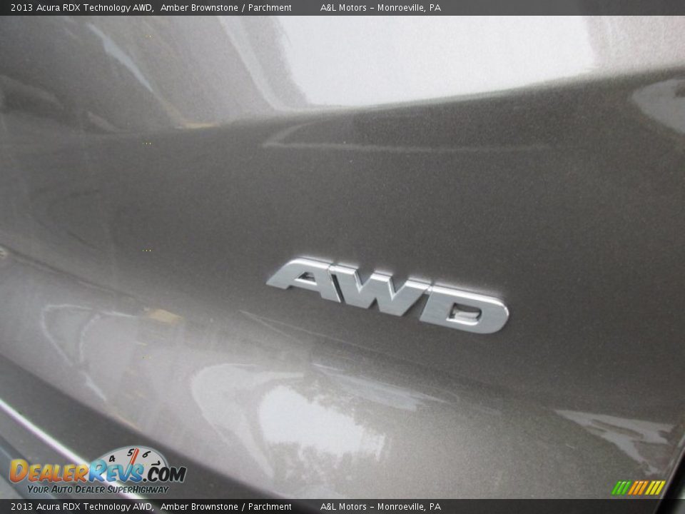 2013 Acura RDX Technology AWD Amber Brownstone / Parchment Photo #7
