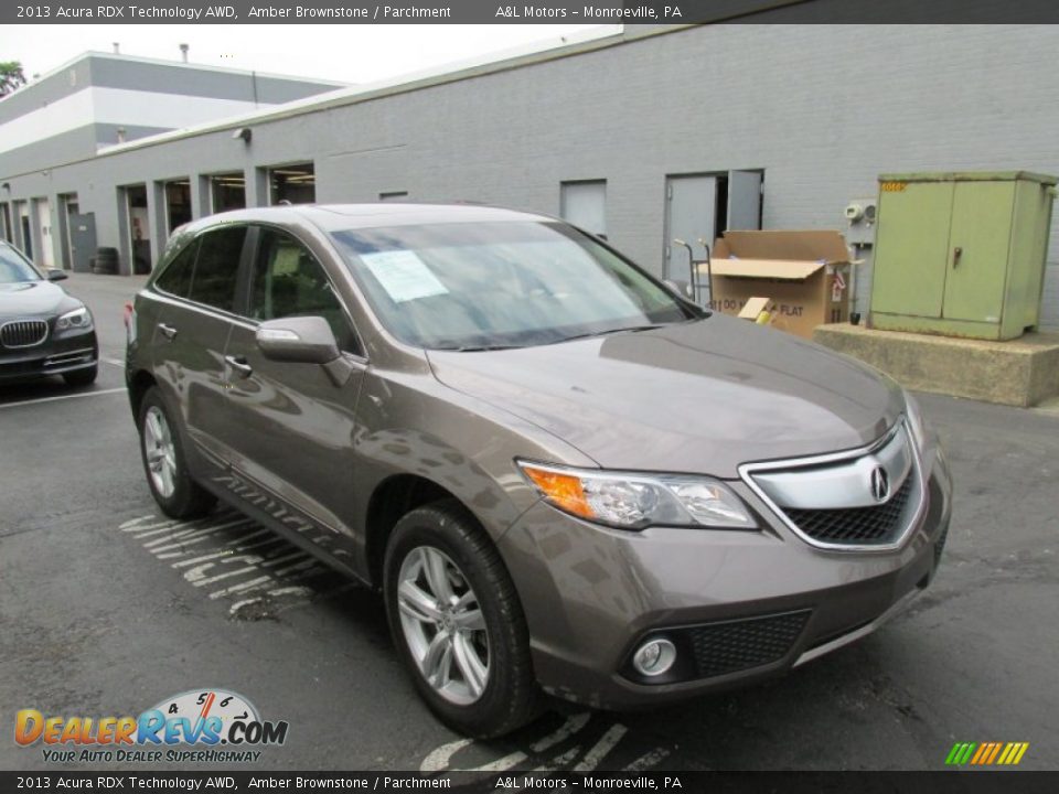 2013 Acura RDX Technology AWD Amber Brownstone / Parchment Photo #8