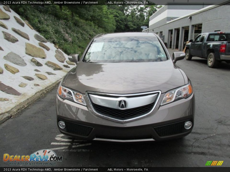 2013 Acura RDX Technology AWD Amber Brownstone / Parchment Photo #9