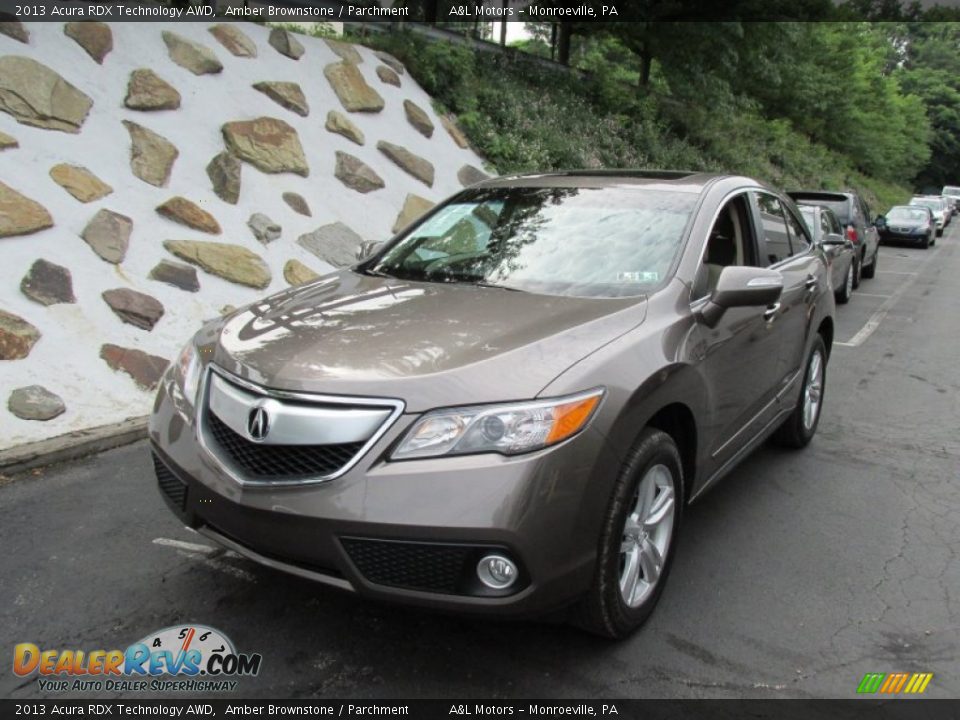 2013 Acura RDX Technology AWD Amber Brownstone / Parchment Photo #10