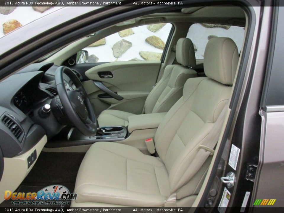 2013 Acura RDX Technology AWD Amber Brownstone / Parchment Photo #12