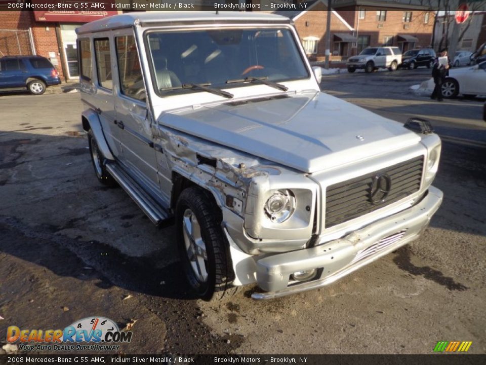 2008 Mercedes-Benz G 55 AMG Iridium Silver Metallic / Black Photo #1