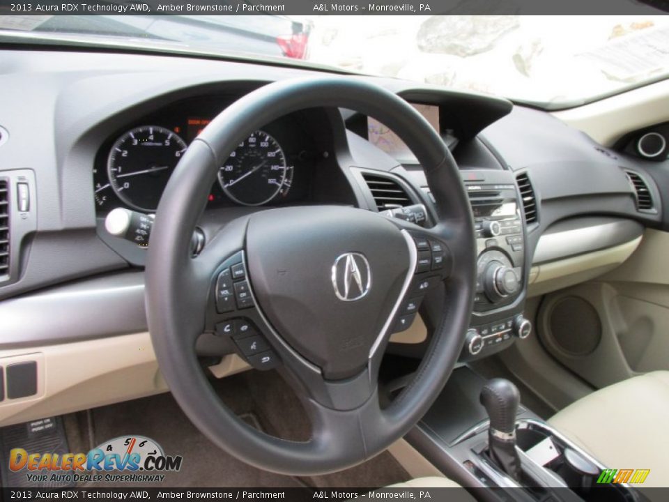 2013 Acura RDX Technology AWD Amber Brownstone / Parchment Photo #15