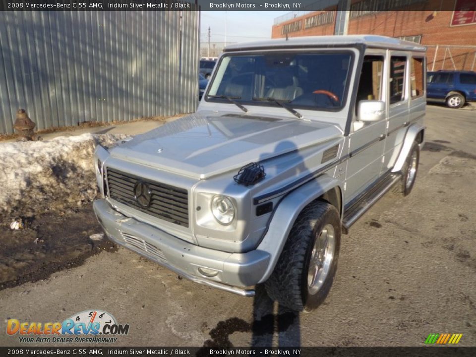 2008 Mercedes-Benz G 55 AMG Iridium Silver Metallic / Black Photo #2