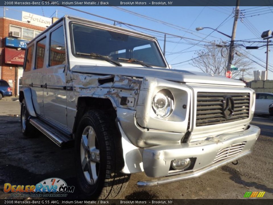 2008 Mercedes-Benz G 55 AMG Iridium Silver Metallic / Black Photo #3