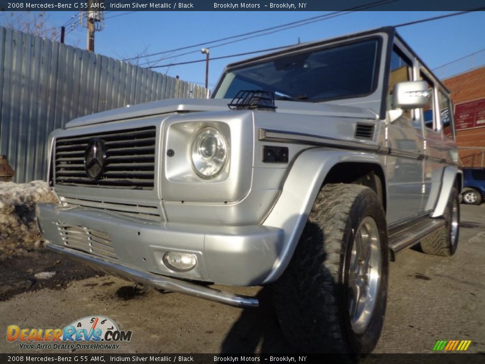 2008 Mercedes-Benz G 55 AMG Iridium Silver Metallic / Black Photo #4