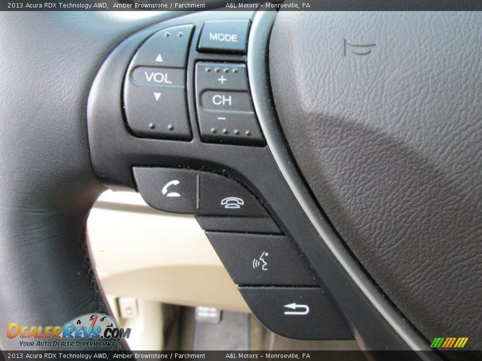 2013 Acura RDX Technology AWD Amber Brownstone / Parchment Photo #18