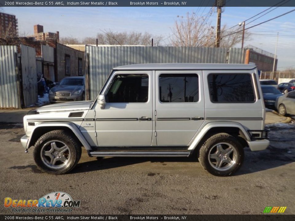 2008 Mercedes-Benz G 55 AMG Iridium Silver Metallic / Black Photo #13