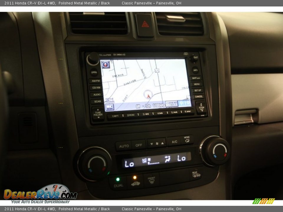 2011 Honda CR-V EX-L 4WD Polished Metal Metallic / Black Photo #8