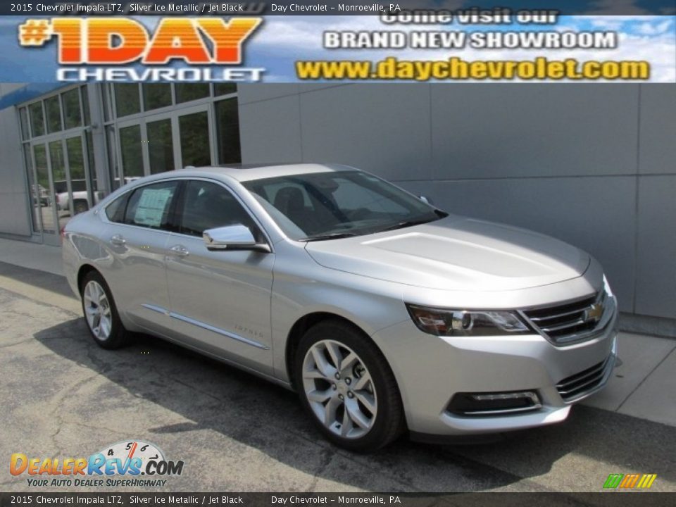 2015 Chevrolet Impala LTZ Silver Ice Metallic / Jet Black Photo #1