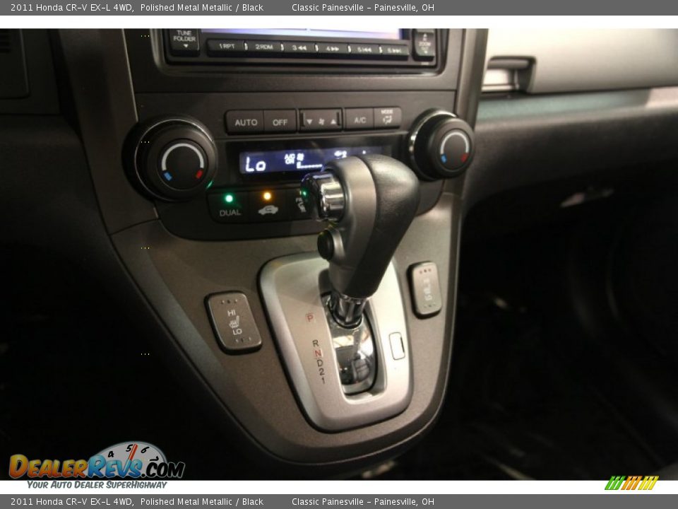 2011 Honda CR-V EX-L 4WD Polished Metal Metallic / Black Photo #10