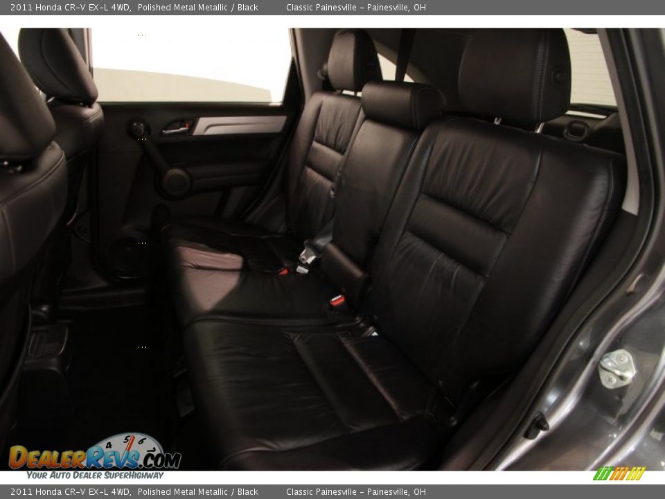 2011 Honda CR-V EX-L 4WD Polished Metal Metallic / Black Photo #15