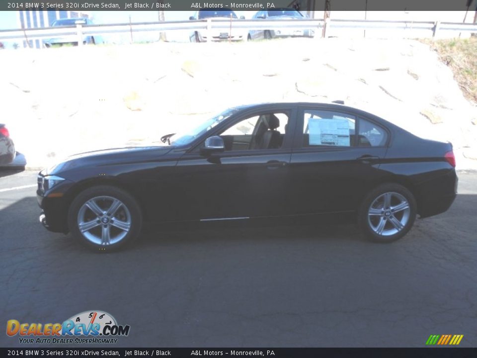 2014 BMW 3 Series 320i xDrive Sedan Jet Black / Black Photo #2