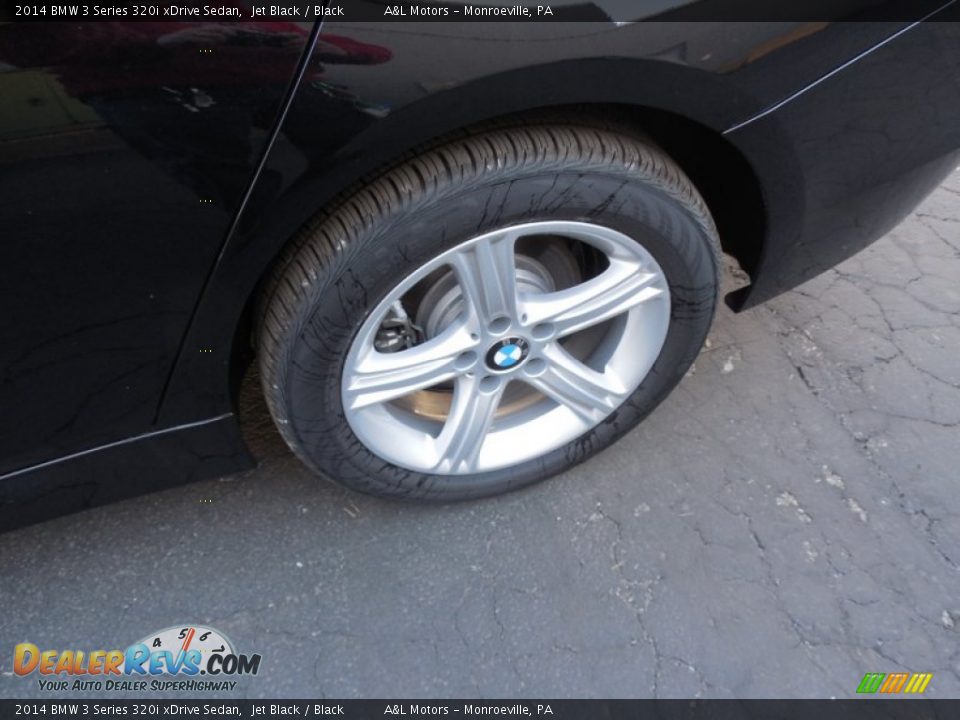 2014 BMW 3 Series 320i xDrive Sedan Jet Black / Black Photo #3