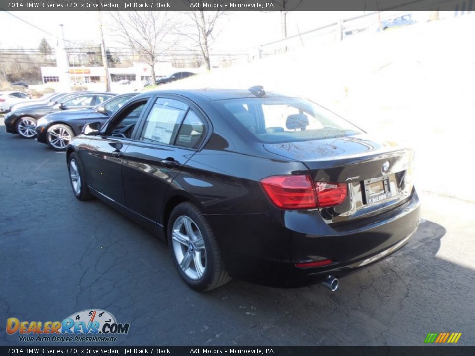 2014 BMW 3 Series 320i xDrive Sedan Jet Black / Black Photo #4