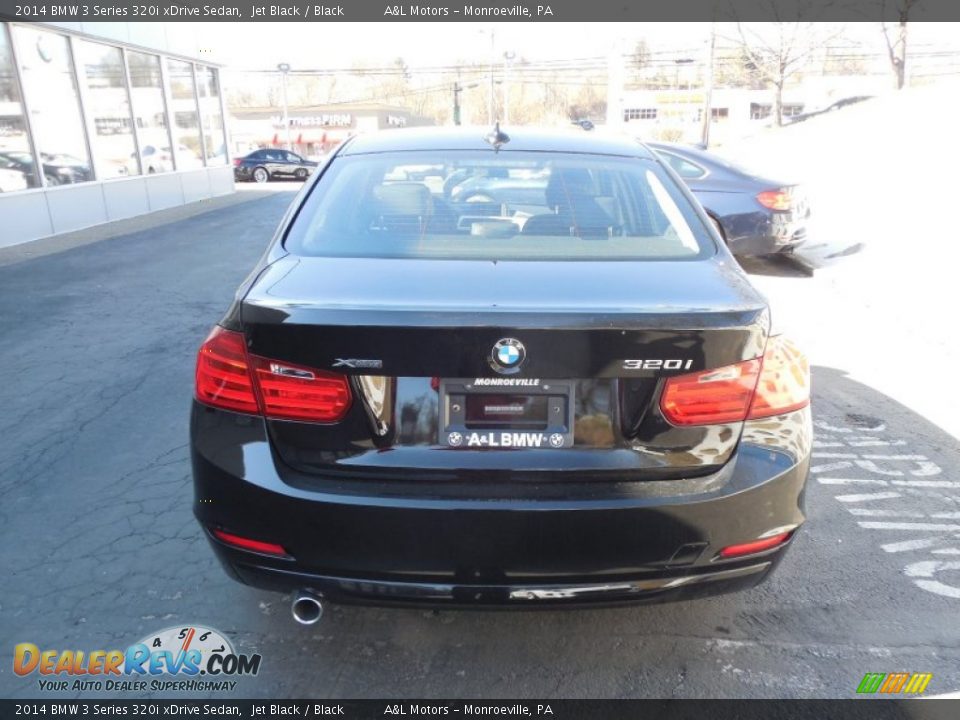 2014 BMW 3 Series 320i xDrive Sedan Jet Black / Black Photo #5