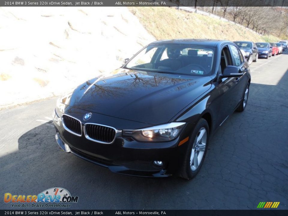 2014 BMW 3 Series 320i xDrive Sedan Jet Black / Black Photo #9