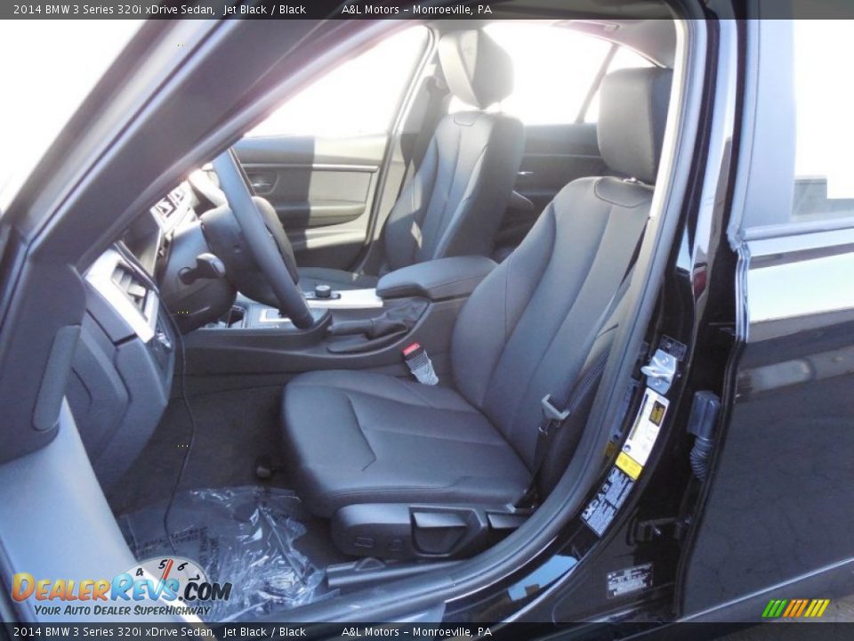 2014 BMW 3 Series 320i xDrive Sedan Jet Black / Black Photo #11