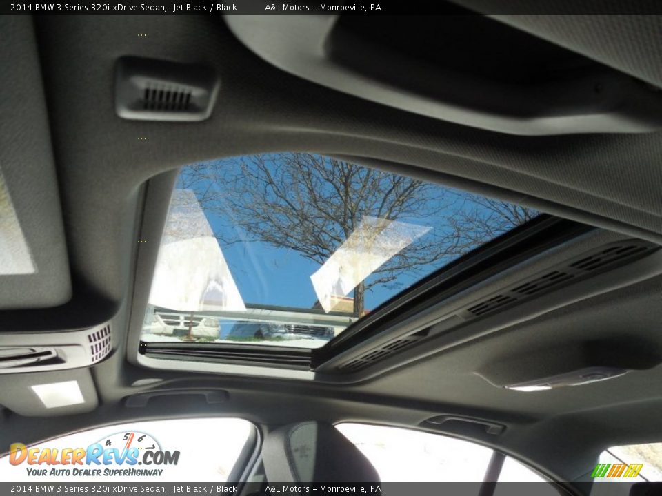 2014 BMW 3 Series 320i xDrive Sedan Jet Black / Black Photo #13