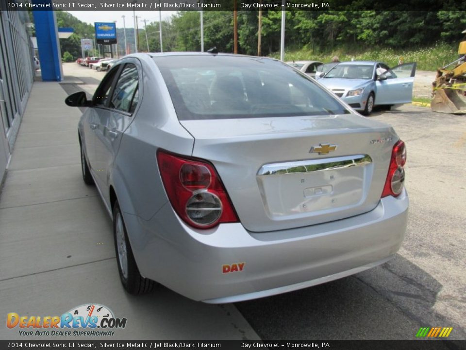 2014 Chevrolet Sonic LT Sedan Silver Ice Metallic / Jet Black/Dark Titanium Photo #6