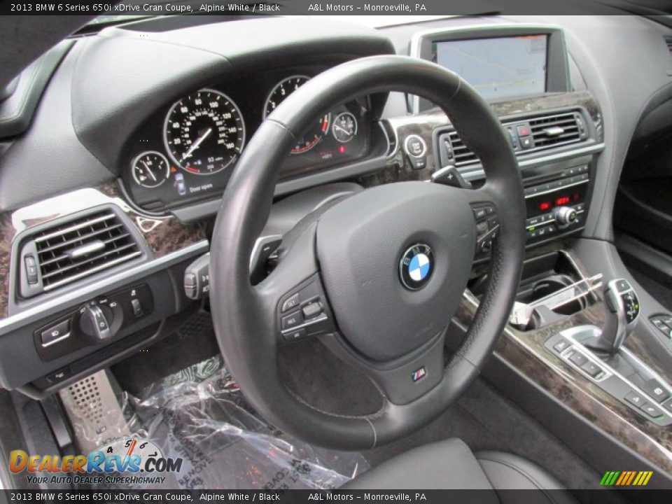 2013 BMW 6 Series 650i xDrive Gran Coupe Steering Wheel Photo #15