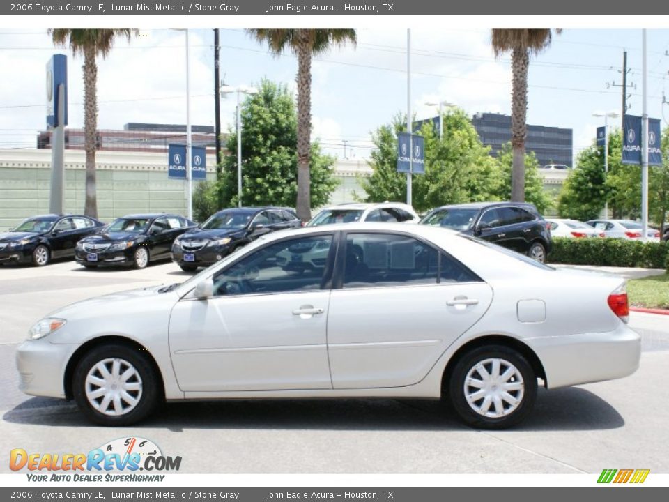 2006 Toyota Camry LE Lunar Mist Metallic / Stone Gray Photo #6