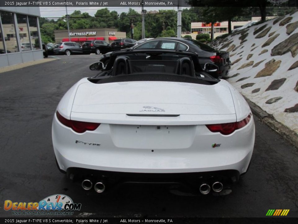 Polaris White 2015 Jaguar F-TYPE V8 S Convertible Photo #5