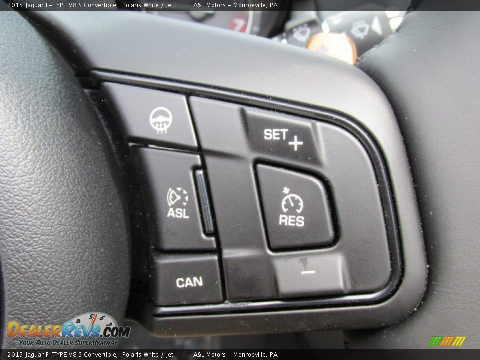 Controls of 2015 Jaguar F-TYPE V8 S Convertible Photo #17