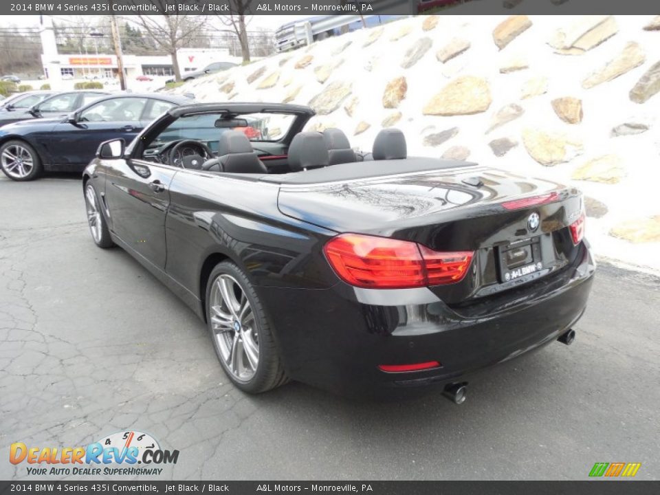 2014 BMW 4 Series 435i Convertible Jet Black / Black Photo #4