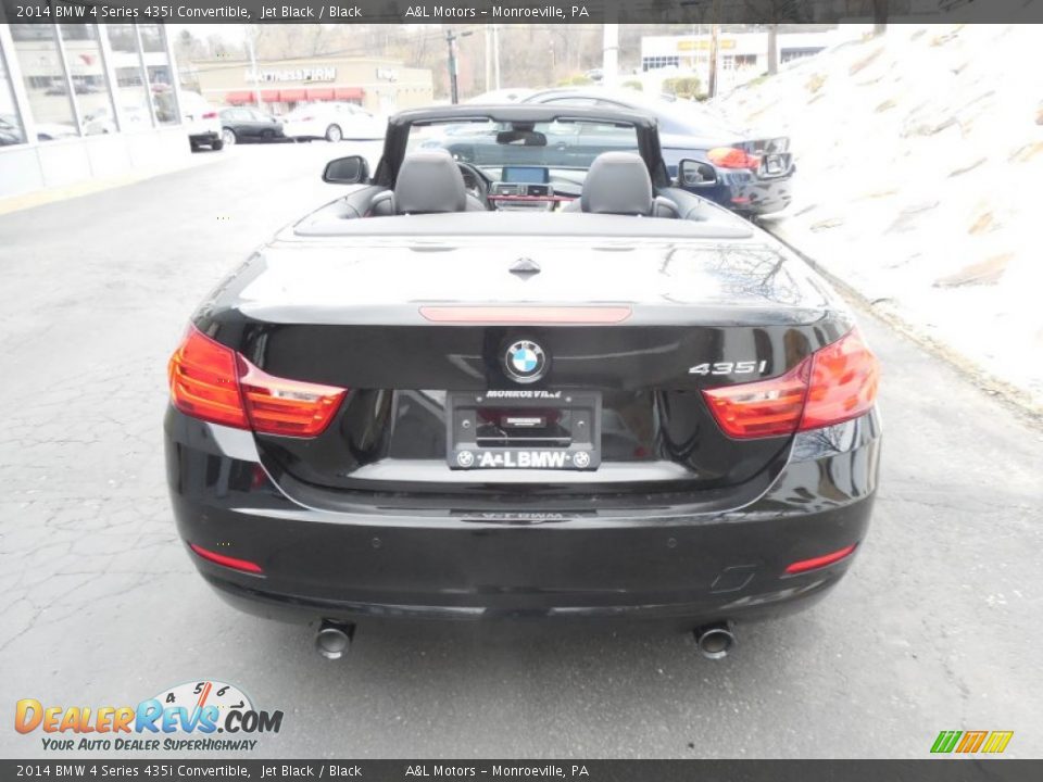 2014 BMW 4 Series 435i Convertible Jet Black / Black Photo #5