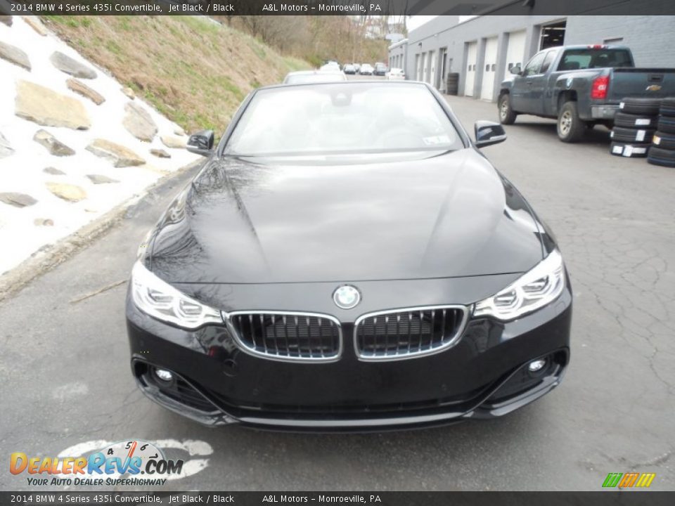 2014 BMW 4 Series 435i Convertible Jet Black / Black Photo #8