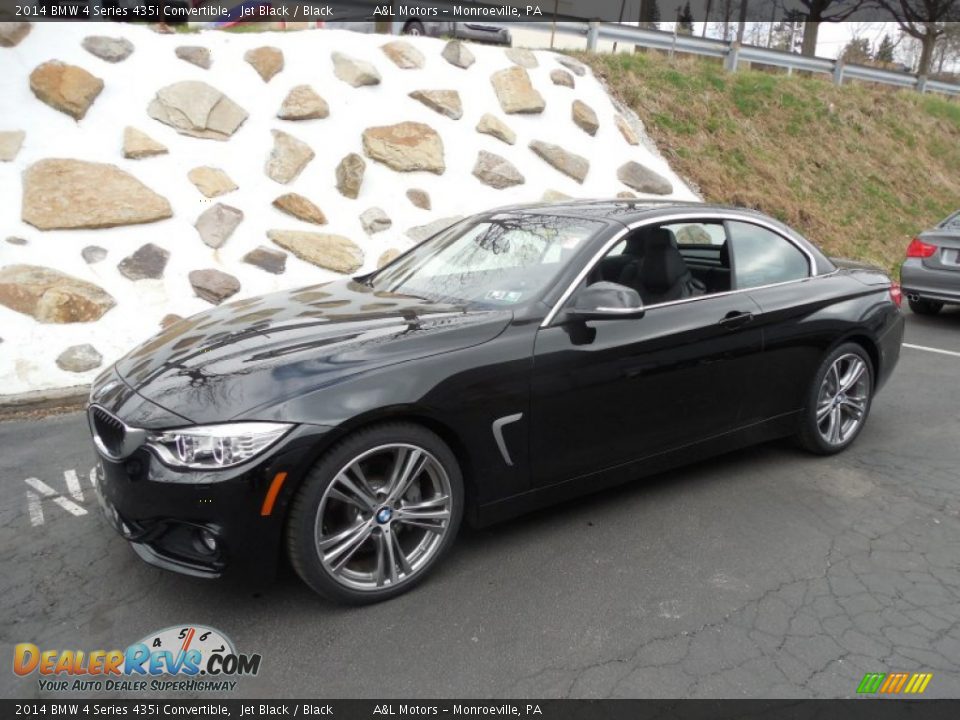 2014 BMW 4 Series 435i Convertible Jet Black / Black Photo #10