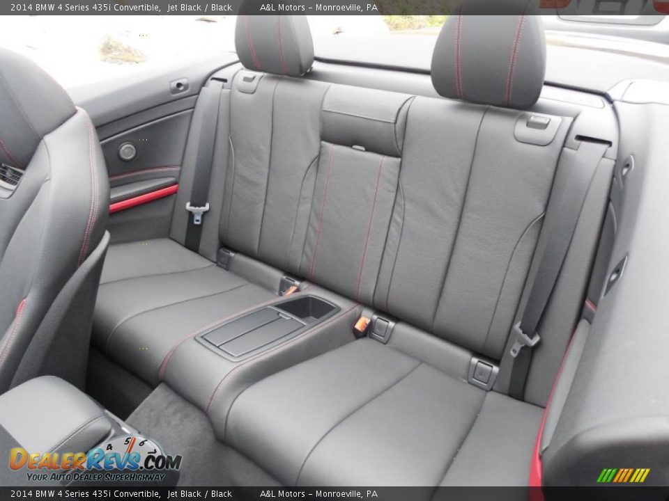 Rear Seat of 2014 BMW 4 Series 435i Convertible Photo #13