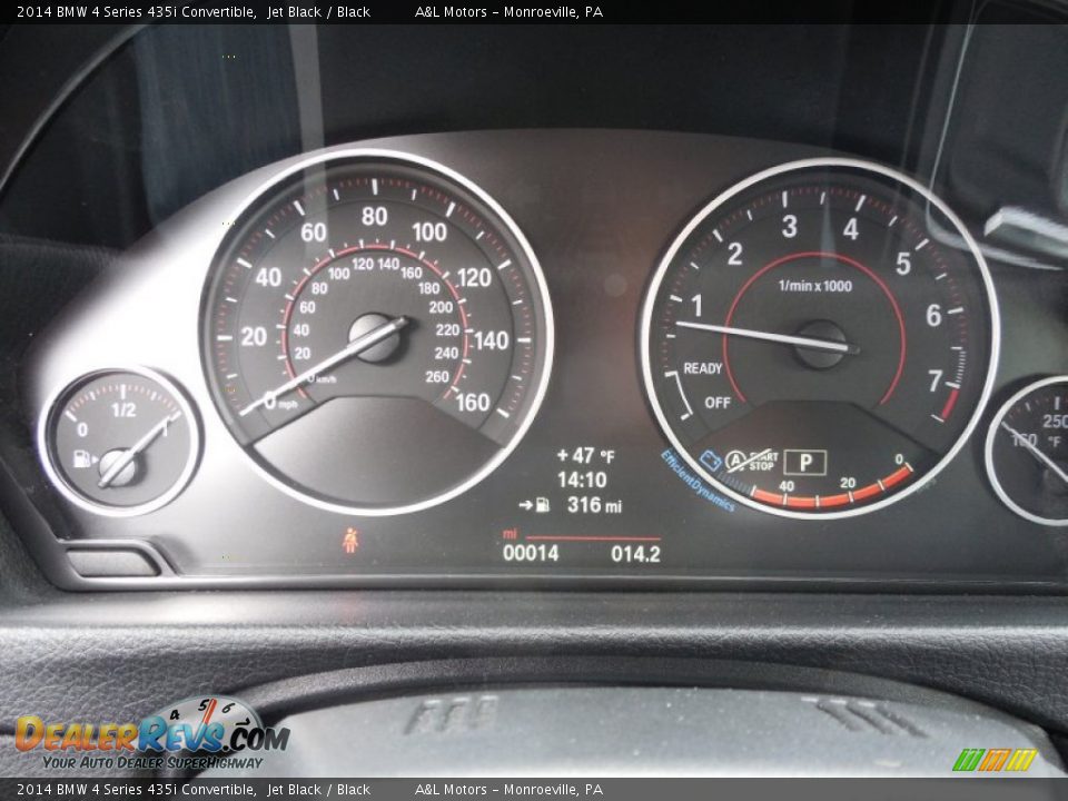 2014 BMW 4 Series 435i Convertible Gauges Photo #20