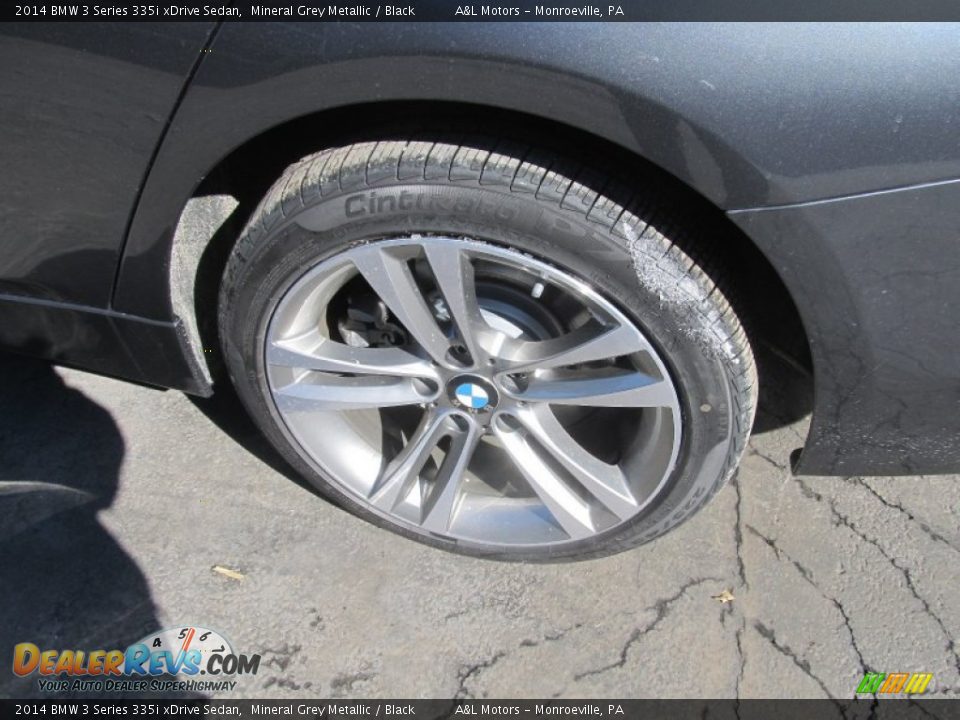 2014 BMW 3 Series 335i xDrive Sedan Mineral Grey Metallic / Black Photo #3