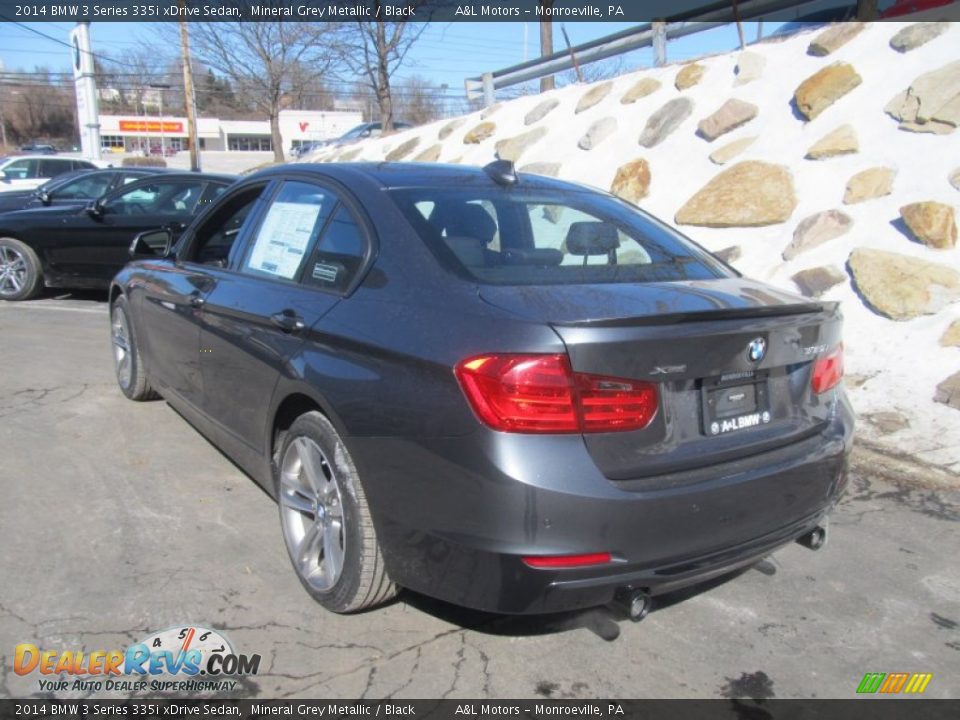 2014 BMW 3 Series 335i xDrive Sedan Mineral Grey Metallic / Black Photo #4