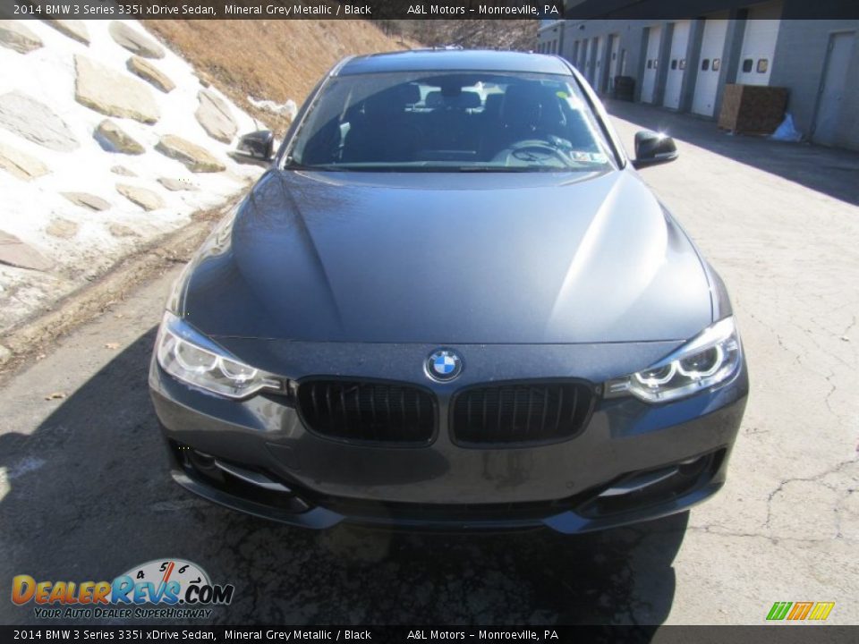 2014 BMW 3 Series 335i xDrive Sedan Mineral Grey Metallic / Black Photo #8