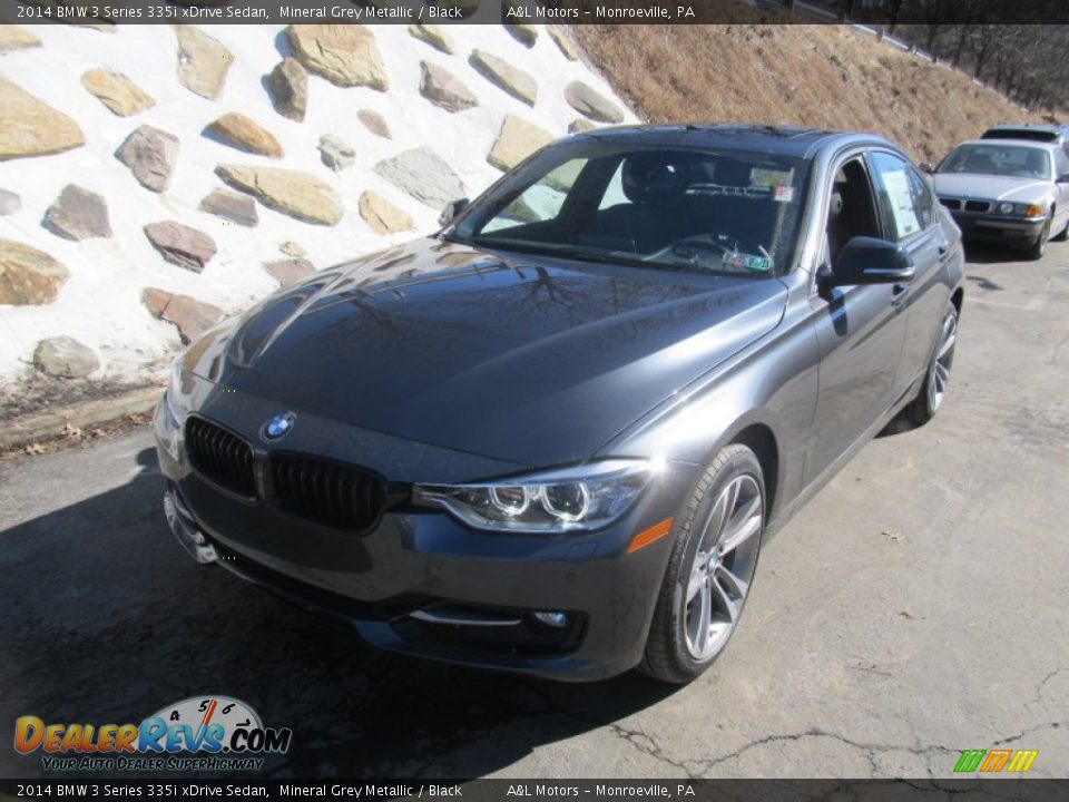 2014 BMW 3 Series 335i xDrive Sedan Mineral Grey Metallic / Black Photo #9