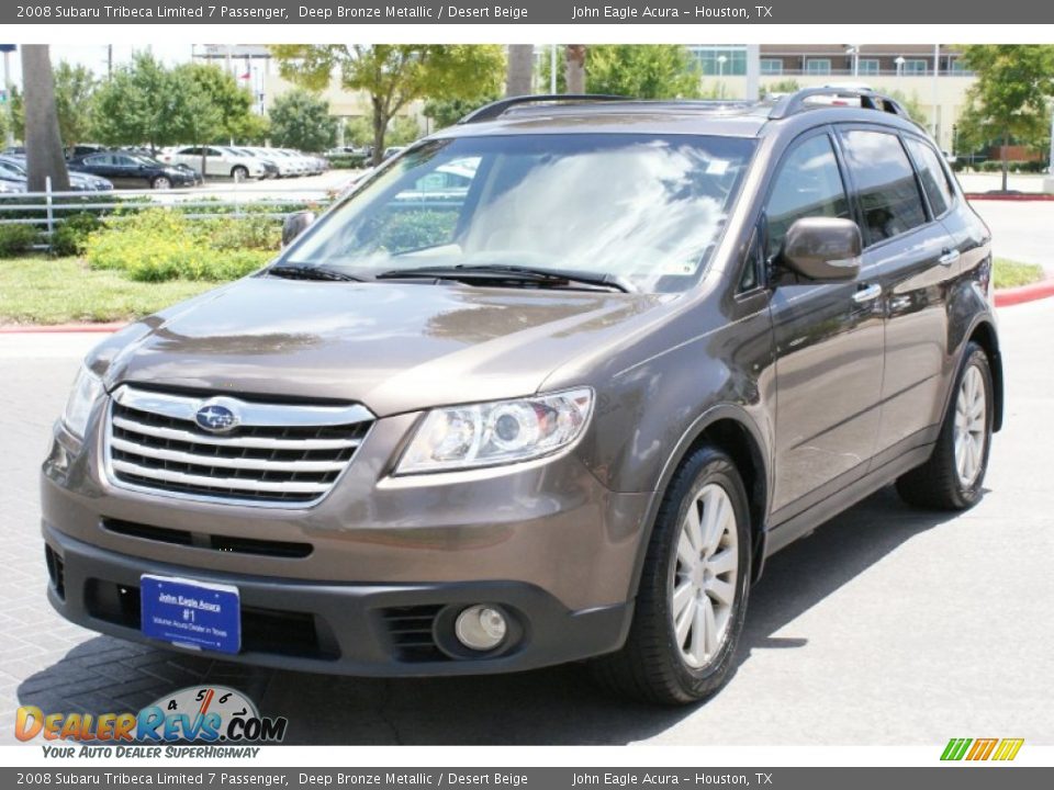 2008 Subaru Tribeca Limited 7 Passenger Deep Bronze Metallic / Desert Beige Photo #2