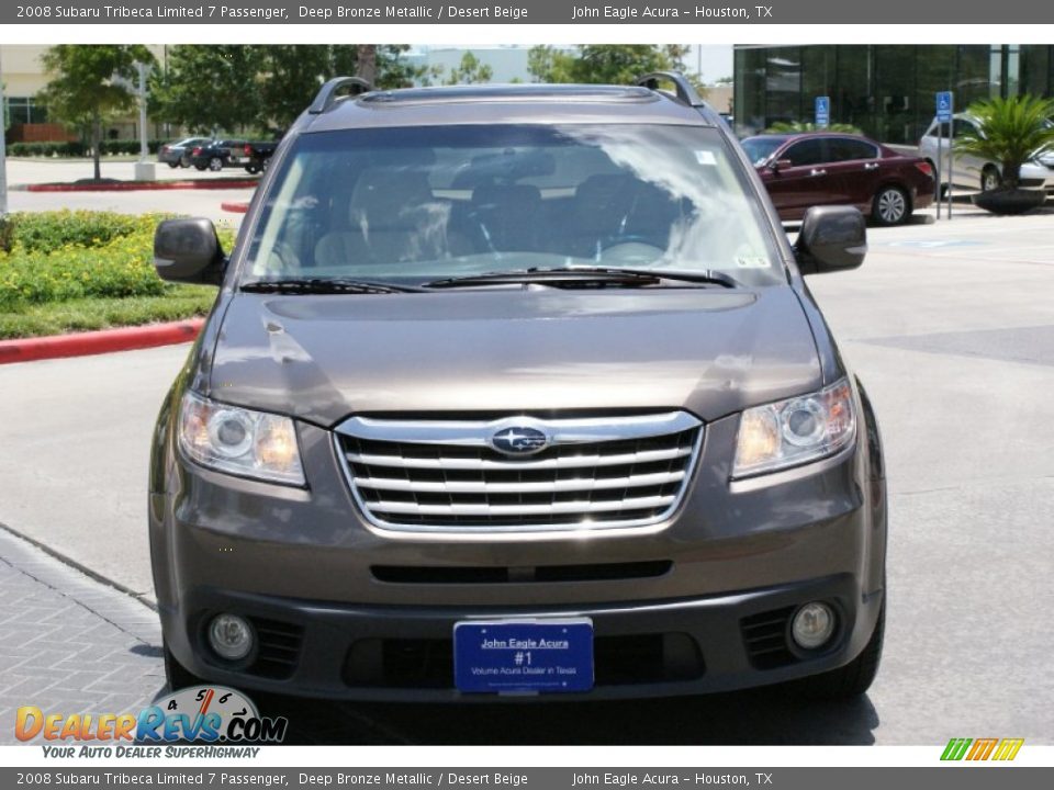 2008 Subaru Tribeca Limited 7 Passenger Deep Bronze Metallic / Desert Beige Photo #4