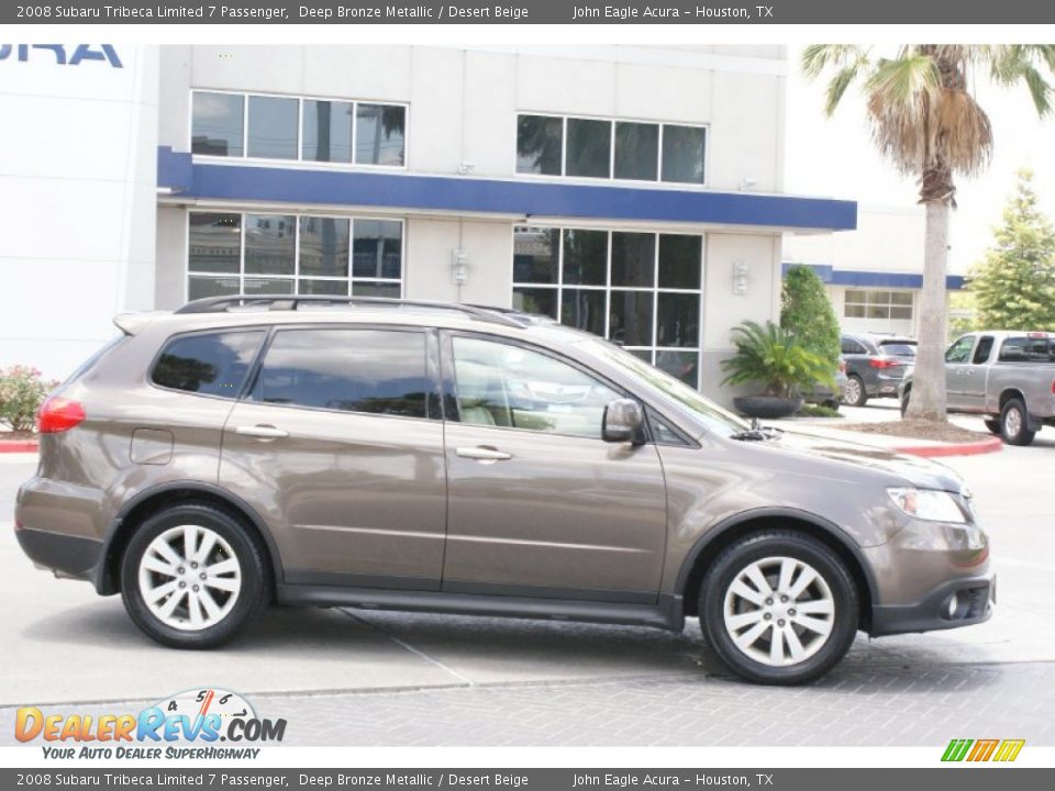 2008 Subaru Tribeca Limited 7 Passenger Deep Bronze Metallic / Desert Beige Photo #7