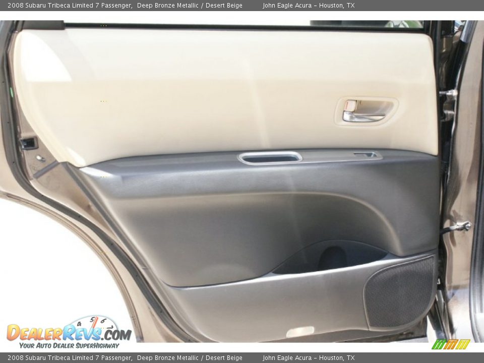 2008 Subaru Tribeca Limited 7 Passenger Deep Bronze Metallic / Desert Beige Photo #14