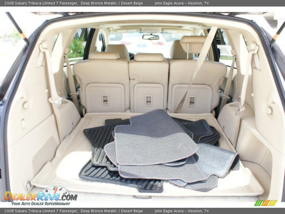 2008 Subaru Tribeca Limited 7 Passenger Deep Bronze Metallic / Desert Beige Photo #17
