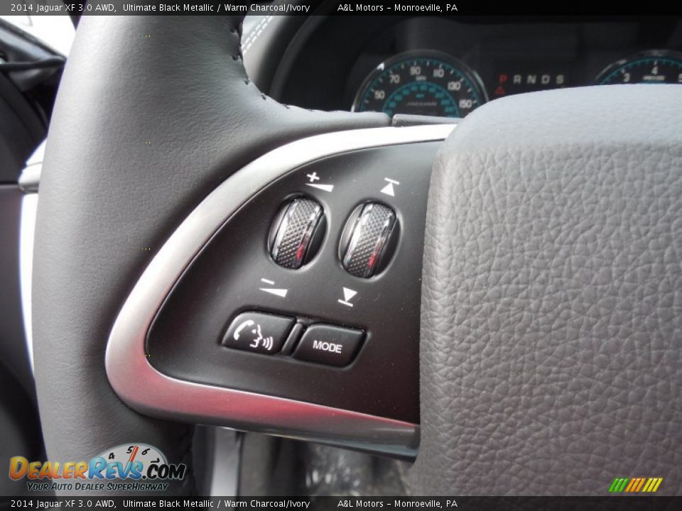 Controls of 2014 Jaguar XF 3.0 AWD Photo #17