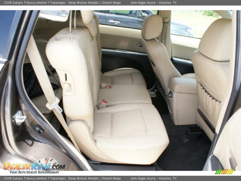 2008 Subaru Tribeca Limited 7 Passenger Deep Bronze Metallic / Desert Beige Photo #19