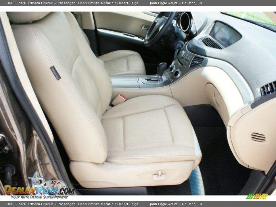 2008 Subaru Tribeca Limited 7 Passenger Deep Bronze Metallic / Desert Beige Photo #22