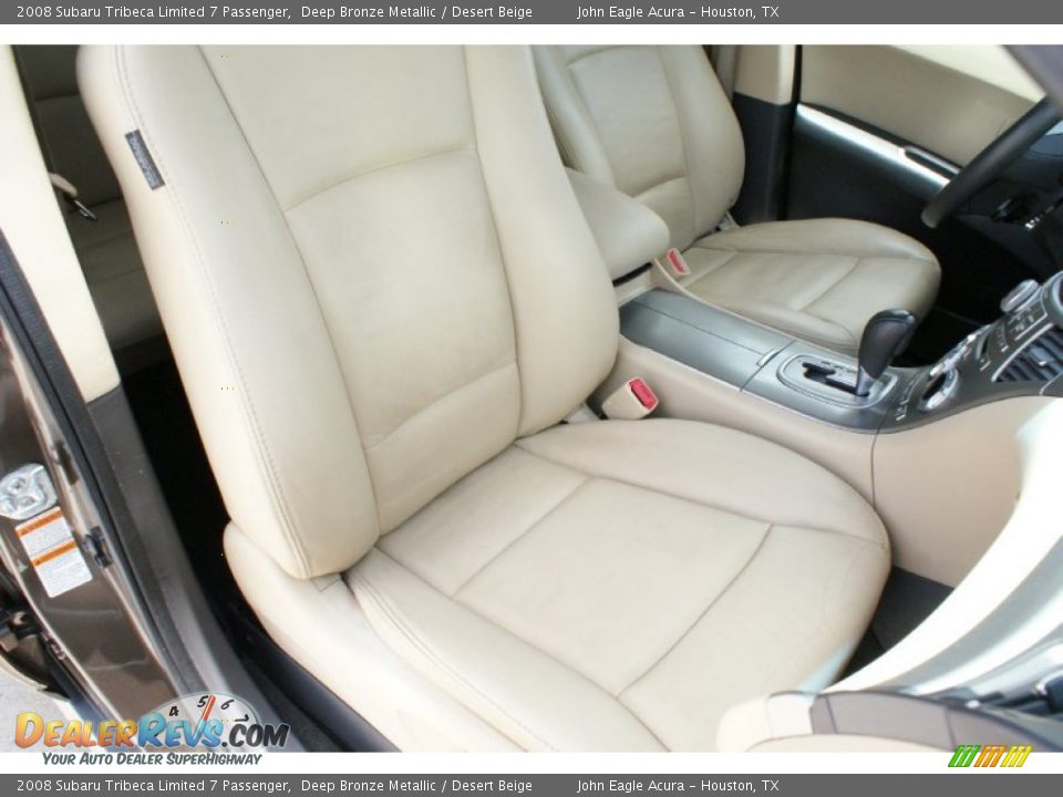 2008 Subaru Tribeca Limited 7 Passenger Deep Bronze Metallic / Desert Beige Photo #23