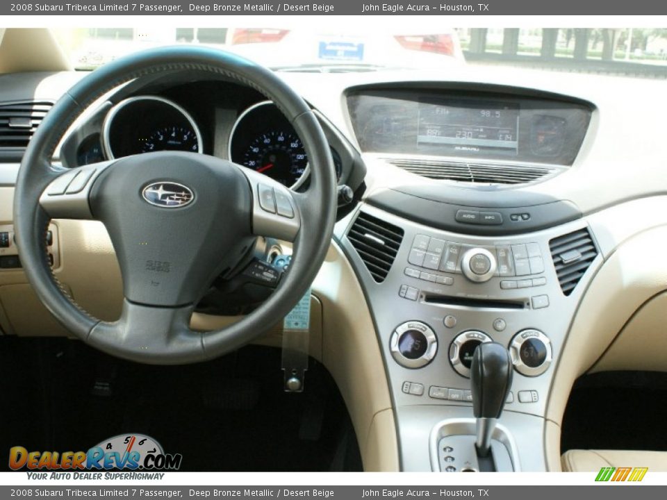 2008 Subaru Tribeca Limited 7 Passenger Deep Bronze Metallic / Desert Beige Photo #25