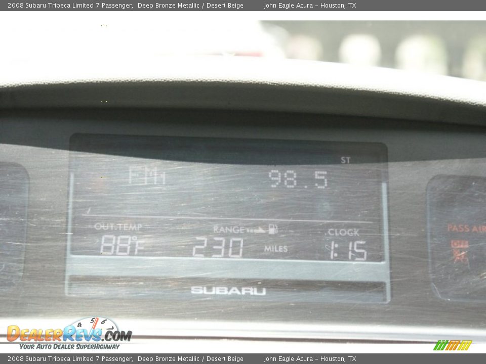 2008 Subaru Tribeca Limited 7 Passenger Deep Bronze Metallic / Desert Beige Photo #29